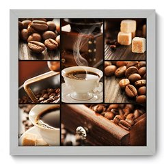Quadro Decorativo com Moldura - Café - 005qnc - comprar online