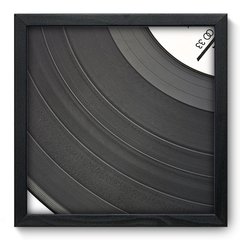Quadro Decorativo com Moldura - Disco - 005qnv
