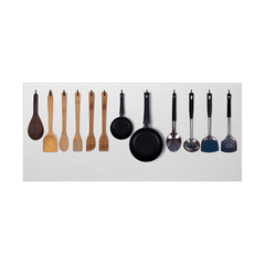 Painel Adesivo Cozinha Utensílios Restaurante - 0060pdt - Allodi
