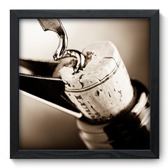 Quadro Decorativo com Moldura - Vinho - 006qnc