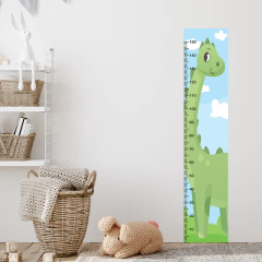 Régua de Crescimento Infantil Adesivo Dinossauro Dino Menino Menina Bebê - 006reg - Allodi
