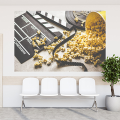 Adesivo de Parede Cinema Cine Movie Filme Painel Sala Quarto - 0079pad - loja online