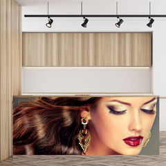 Painel Adesivo Salão de Beleza Cabelo Manicure - 0079pdt na internet
