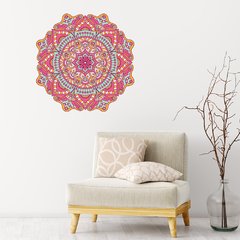 Adesivo Decorativo de Parede - Mandala com 60cm - Sala - 007ir