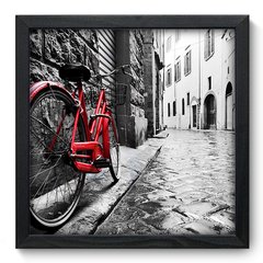 Quadro Decorativo com Moldura - Bicicleta - 007qnd
