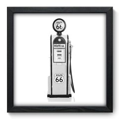 Quadro Decorativo com Moldura - Bomba de Gasolina - 007qnv