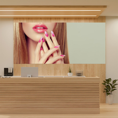 Painel Adesivo Salão de Beleza Cabelo Manicure - 0080pdt - comprar online