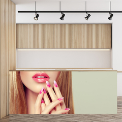 Painel Adesivo Salão de Beleza Cabelo Manicure - 0080pdt na internet