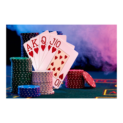 Adesivo de Parede Poker Jogos Game Salão de Jogos Painel Sala Quarto - 0081pad na internet