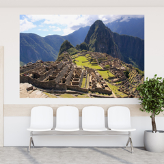 Adesivo de Parede Peru Machu Picchu Mundo Painel Sala Escritório Quarto - 0090pad - loja online