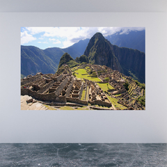 Adesivo de Parede Peru Machu Picchu Mundo Painel Sala Escritório Quarto - 0090pad