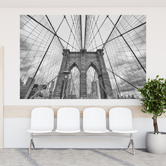 Adesivo de Parede New York Nova Iorque Mundo Painel Sala Escritório Quarto - 0093pad - Allodi