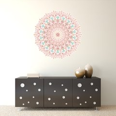 Adesivo Decorativo de Parede - Mandala com 60cm - Sala - 009ir