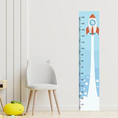 Régua de Crescimento Infantil Adesivo Astronauta Foguete Menino Menina Bebê - 009reg na internet