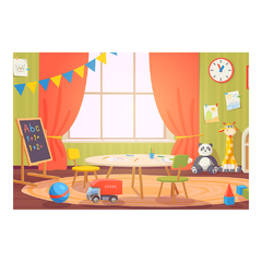 Adesivo de Parede Escola Infantil Espaço Kids Baby Brinquedoteca Painel Sala - 0102pad na internet