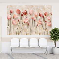 Adesivo de Parede Flores Casa Painel Sala Cozinha - 0105pad - loja online