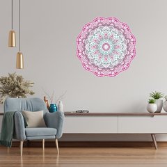 Adesivo Decorativo de Parede - Mandala com 60cm - Sala - 010ir