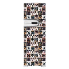 Adesivo Decorativo de Geladeira - Cachorros Pet-Shop - 011gel