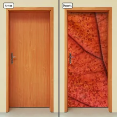 Adesivo Decorativo de Porta - Folha - 011cnpt - comprar online