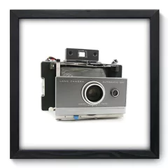 Quadro Decorativo com Moldura - Máquina Fotográfica - 011qnv