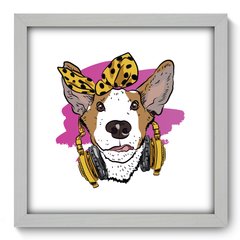 Quadro Decorativo com Moldura - Cachorro - 012qns - comprar online