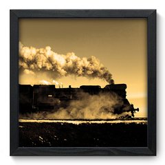 Quadro Decorativo com Moldura - Locomotiva - 013qnv
