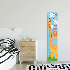 Régua de Crescimento Infantil Adesivo Safari Animais Menino Menina Bebê - 013reg - comprar online