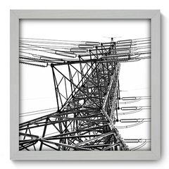 Quadro Decorativo com Moldura - Torre - 014qnu - comprar online