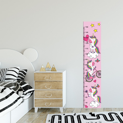 Régua de Crescimento Infantil Adesivo Unicórnio Menina Bebê - 014reg - comprar online