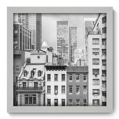 Quadro Decorativo com Moldura - Cidade - 015qnu - comprar online