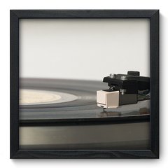 Quadro Decorativo com Moldura - Toca Discos - 015qnv