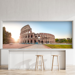 Painel Adesivo Itália Coliseu Roma Pontos Turísticos Mundo - 0164pdt - comprar online