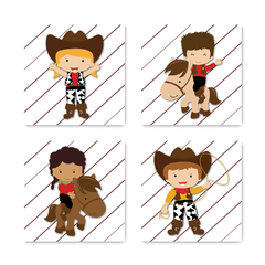 Kit 4 Placas Decorativas Country Infantil - 0166ktpl4 - comprar online