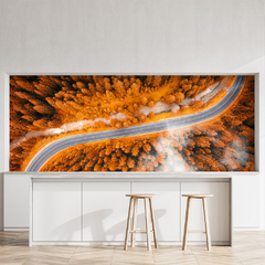 Painel Adesivo Paisagem Natureza Sala - 0179pdt