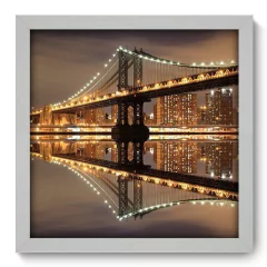 Quadro Decorativo com Moldura - New York - 017qnm - comprar online