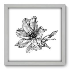 Quadro Decorativo com Moldura - Flor - 018qnf - comprar online