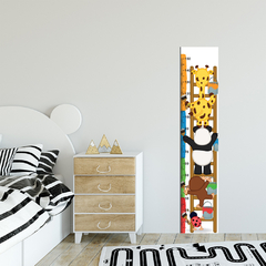 Régua de Crescimento Infantil Adesivo Safari Animais Menino Menina Bebê - 018reg - comprar online