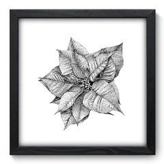 Quadro Decorativo com Moldura - Flor - 019qnf