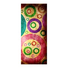 Adesivo Decorativo de Porta - Círculos Abstratos - 020cnpt na internet