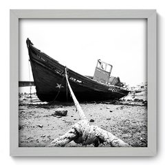Quadro Decorativo com Moldura - Barco - 020qnp - comprar online