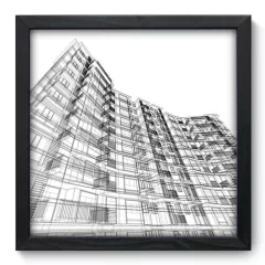 Quadro Decorativo com Moldura - Arquitetura - 021qnu
