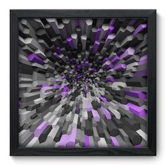 Quadro Decorativo com Moldura - Abstrato - 022qna