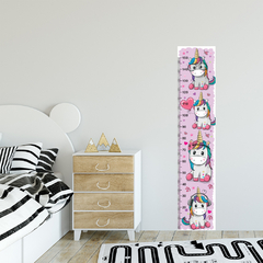 Régua de Crescimento Infantil Adesivo Unicórnio Menina Bebê - 022reg - comprar online