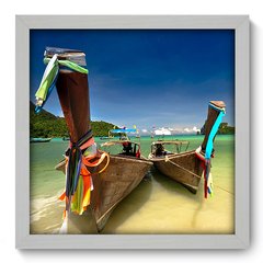 Quadro Decorativo com Moldura - Barco - 023qnp - comprar online