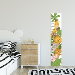 Régua de Crescimento Infantil Adesivo Safari Animais Menino Menina Bebê - 023reg - comprar online