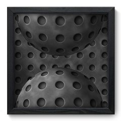 Quadro Decorativo com Moldura - Bolas - 024qna