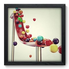 Quadro Decorativo com Moldura - Esferas - 025qna