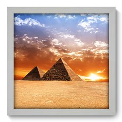 Quadro Decorativo com Moldura - Pirâmides - 025qnm - comprar online