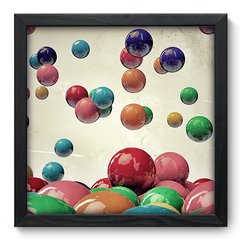 Quadro Decorativo com Moldura - Esferas - 026qna