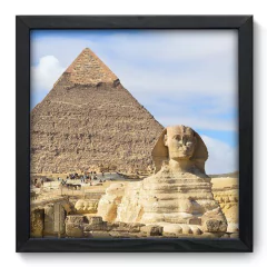 Quadro Decorativo com Moldura - Esfinge - 026qnm